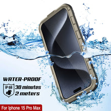 Load image into Gallery viewer, Coque étanche en aluminium pour iPhone 16 Pro Max Metal Extreme 2.0 Series IP68 avec protecteur d&#39;écran intégré [Or]
