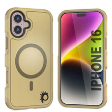 Charger l&#39;image dans la galerie, Coque PunkCase pour iPhone 16, [Série Spartan 2.0] Coque robuste et transparente avec protecteur d&#39;écran intégré [jaune]
