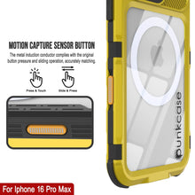 Charger l&#39;image dans la galerie, Coque étanche en aluminium pour iPhone 16 Pro Max Metal Extreme 2.0 Series IP68 avec protection d&#39;écran intégrée [Jaune]
