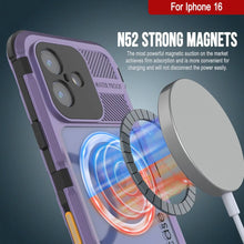 Charger l&#39;image dans la galerie, Coque étanche en aluminium pour iPhone 16 Metal Extreme 2.0 Series IP68 avec protection d&#39;écran intégrée [Violet]
