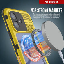 Charger l&#39;image dans la galerie, Coque étanche en aluminium pour iPhone 16 Metal Extreme 2.0 Series IP68 avec protection d&#39;écran intégrée [Jaune]
