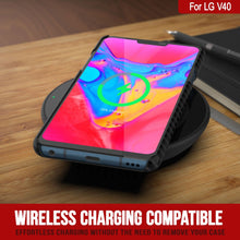 Load image into Gallery viewer, Coque PunkCase LG V40 [Série CarbonShield] Coque Ultra Fine et Protectrice.
