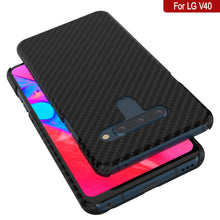 Load image into Gallery viewer, Coque PunkCase LG V40 [Série CarbonShield] Coque Ultra Fine et Protectrice.
