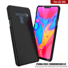 Load image into Gallery viewer, Coque PunkCase LG V40 [Série CarbonShield] Coque Ultra Fine et Protectrice.
