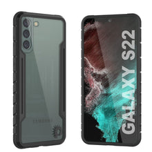 Load image into Gallery viewer, Punkcase S22 ravenger Case Protective Military Grade Multilayer Cover [Black] (Color in image: Black)

