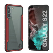 Charger l'image dans la galerie, Punkcase S22 ravenger Case Protective Military Grade Multilayer Cover [Red] (Color in image: Red)
