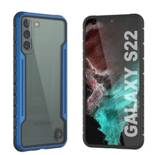 Charger l'image dans la galerie, Punkcase S22 ravenger Case Protective Military Grade Multilayer Cover [Navy Blue] (Color in image: Blue)
