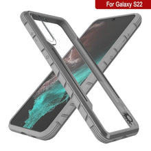 Load image into Gallery viewer, Punkcase S22 ravenger Case Protective Military Grade Multilayer Cover [Grey] (Color in image: Black)
