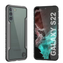 Load image into Gallery viewer, Punkcase S22 ravenger Case Protective Military Grade Multilayer Cover [Grey-Black] (Color in image: Grey-Black)
