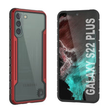 Load image into Gallery viewer, Punkcase S22+ Plus ravenger Case Protective Military Grade Multilayer Cover [Red] (Color in image: Red)
