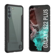 Load image into Gallery viewer, Punkcase S22+ Plus ravenger Case Protective Military Grade Multilayer Cover [Black] (Color in image: Black)
