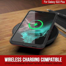 Load image into Gallery viewer, Punkcase S22+ Plus ravenger Case Protective Military Grade Multilayer Cover [Rainbow] (Color in image: Grey-Black)

