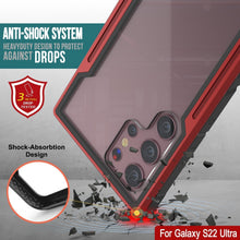 Load image into Gallery viewer, Punkcase S22 Ultra ravenger Case Protective Military Grade Multilayer Cover [Red] (Color in image: Rose-Gold)
