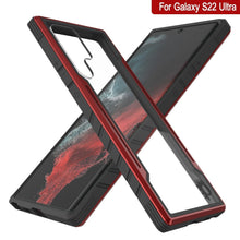 Load image into Gallery viewer, Punkcase S22 Ultra ravenger Case Protective Military Grade Multilayer Cover [Red] (Color in image: Grey-Black)
