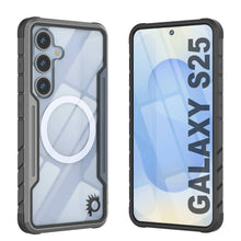 Charger l'image dans la galerie, Punkcase S25 Armour Couverture multicouche de qualité militaire de qualité militaire [Grey-Black]
