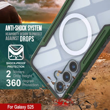 Charger l'image dans la galerie, Punkcase S25 Armure Couverture multicouche de qualité militaire de qualité militaire [vert foncé]
