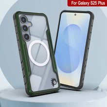 Charger l'image dans la galerie, Punkcase S25 + Plus armure couverture multicouche de qualité militaire de qualité militaire [vert foncé]
