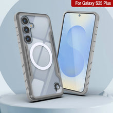 Load image into Gallery viewer, Punkcase S25 + Plus armure couverture multicouche de qualité militaire de qualité militaire [gris] armure.
