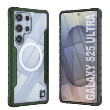 Load image into Gallery viewer, Punkcase S25 Ultra Armour Case de protection multicouche de qualité militaire de qualité militaire [vert foncé]
