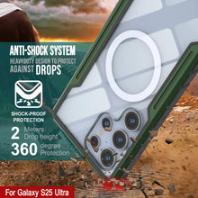 Load image into Gallery viewer, Punkcase S25 Ultra Armour Case de protection multicouche de qualité militaire de qualité militaire [vert foncé]
