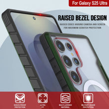 Load image into Gallery viewer, Punkcase S25 Ultra Armour Case de protection multicouche de qualité militaire de qualité militaire [vert foncé]
