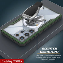 Load image into Gallery viewer, Punkcase S25 Ultra Armour Case de protection multicouche de qualité militaire de qualité militaire [vert foncé]
