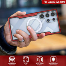 Charger l'image dans la galerie, Punkcase S25 Ultra Armour Case de protection multicouche de qualité militaire de qualité militaire [rouge]
