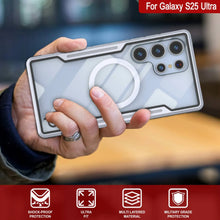 Load image into Gallery viewer, Punkcase S25 Ultra Armour Case de protection multicouche de qualité militaire de qualité militaire [blanc]

