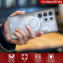 Load image into Gallery viewer, Punkcase S25 Ultra Armour Case de protection multicouche de qualité militaire de qualité militaire [Gray]
