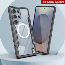 Load image into Gallery viewer, Punkcase S25 Ultra Armour Case de protection multicouche de qualité militaire de qualité militaire [Grey-Black]

