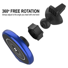 Charger l'image dans la galerie, Punkcase Chargeur de voiture sans fil [Série F8] Chargeur rapide universel 15W pour grille d'aération [Bleu]
