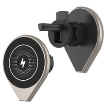 Load image into Gallery viewer, Punkcase Chargeur de Voiture sans Fil [Série F8] Chargeur Rapide Universel de 15W avec Support pour Grille d'Aération [Or]
