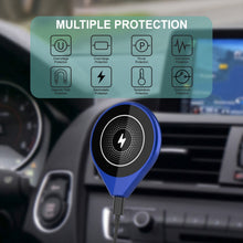 Charger l'image dans la galerie, Punkcase Chargeur de voiture sans fil [Série F8] Chargeur rapide universel 15W pour grille d'aération [Bleu]
