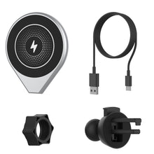 Charger l'image dans la galerie, Punkcase Chargeur sans fil pour voiture [série F8] Chargeur rapide universel de 15 W pour grille d'aération [argent]

