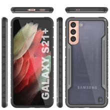 Load image into Gallery viewer, Punkcase S21+ Plus ravenger Case Protective Military Grade Multilayer Cover [Grey-Black] 

