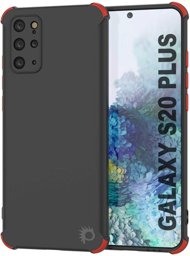 Punkcase Protective & Lightweight TPU Case [Sunshine Series] for Galaxy S20+ Plus [Black] (Color in image: Black)