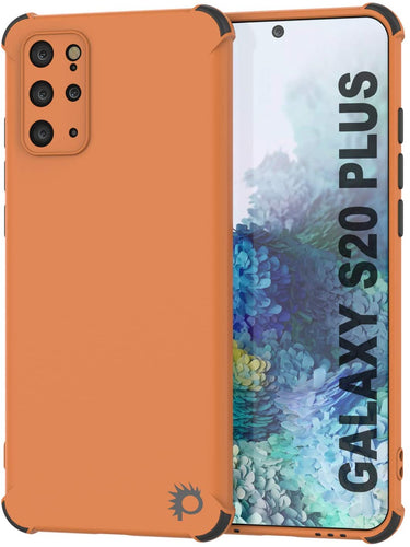 Punkcase Protective & Lightweight TPU Case [Sunshine Series] for Galaxy S20+ Plus [Orange] (Color in image: Orange)