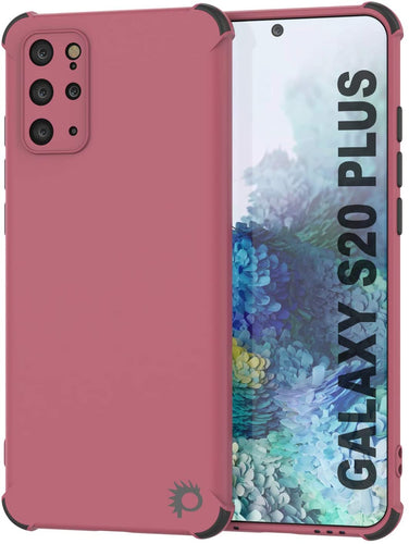 Punkcase Protective & Lightweight TPU Case [Sunshine Series] for Galaxy S20+ Plus [Rose] (Color in image: Rose)