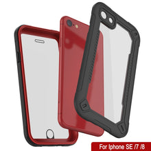 Charger l&#39;image dans la galerie, iPhone 7 Waterproof IP68 Case, Punkcase [red]  [Maximus Series] [Slim Fit] [IP68 Certified] [Shockresistant] Clear Armor Cover with Screen Protector | Ultimate Protection (Color in image: teal)
