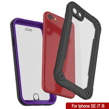Charger l&#39;image dans la galerie, iPhone 7 Waterproof IP68 Case, Punkcase [Purple]  [Maximus Series] [Slim Fit] [IP68 Certified] [Shockresistant] Clear Armor Cover with Screen Protector | Ultimate Protection (Color in image: teal)
