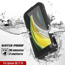 Charger l&#39;image dans la galerie, iPhone 7 Waterproof IP68 Case, Punkcase [Black]  [Maximus Series] [Slim Fit] [IP68 Certified] [Shockresistant] Clear Armor Cover with Screen Protector | Ultimate Protection (Color in image: white)
