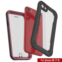 Charger l&#39;image dans la galerie, iPhone 7 Waterproof IP68 Case, Punkcase [pink]  [Maximus Series] [Slim Fit] [IP68 Certified] [Shockresistant] Clear Armor Cover with Screen Protector | Ultimate Protection (Color in image: white)
