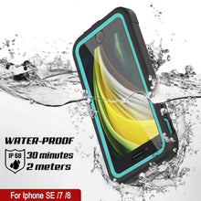 Charger l&#39;image dans la galerie, iPhone 7 Waterproof IP68 Case, Punkcase [teal]  [Maximus Series] [Slim Fit] [IP68 Certified] [Shockresistant] Clear Armor Cover with Screen Protector | Ultimate Protection (Color in image: red)

