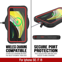 Charger l&#39;image dans la galerie, iPhone 7 Waterproof IP68 Case, Punkcase [red]  [Maximus Series] [Slim Fit] [IP68 Certified] [Shockresistant] Clear Armor Cover with Screen Protector | Ultimate Protection (Color in image: green)
