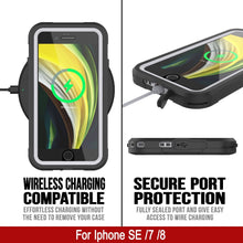 Charger l&#39;image dans la galerie, iPhone 8 Waterproof IP68 Case, Punkcase [white]  [Maximus Series] [Slim Fit] [IP68 Certified] [Shockresistant] Clear Armor Cover with Screen Protector | Ultimate Protection (Color in image: blue)
