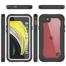 Charger l&#39;image dans la galerie, iPhone 8 Waterproof IP68 Case, Punkcase [white]  [Maximus Series] [Slim Fit] [IP68 Certified] [Shockresistant] Clear Armor Cover with Screen Protector | Ultimate Protection 
