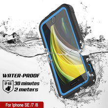 Charger l&#39;image dans la galerie, iPhone 8 Waterproof IP68 Case, Punkcase [Blue]  [Maximus Series] [Slim Fit] [IP68 Certified] [Shockresistant] Clear Armor Cover with Screen Protector | Ultimate Protection (Color in image: green)

