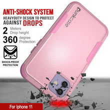 Charger l&#39;image dans la galerie, Punkcase for iPhone 11 Belt Clip Multilayer Holster Case [Patron Series] [Pink] (Color in image: Navy)

