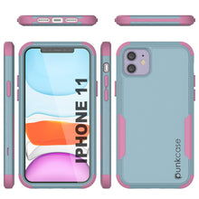 Load image into Gallery viewer, Punkcase for iPhone 11 Belt Clip Multilayer Holster Case [Patron Series] [Mint-Pink] (Color in image: Navy)
