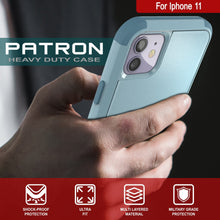 Load image into Gallery viewer, Punkcase for iPhone 11 Belt Clip Multilayer Holster Case [Patron Series] [Mint] (Color in image: Red-Black)
